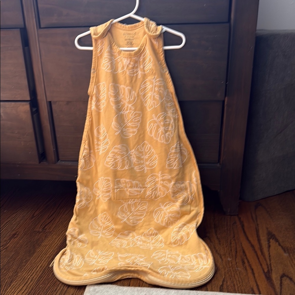 Ecolino® Adjustable Baby Sleep Bag, Organic Cotton, 2 Months - 2 Years, Monstera